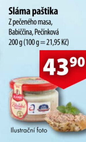 CBA Sláma paštika nabídka