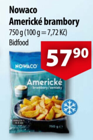 CBA Nowaco Americké brambory nabídka