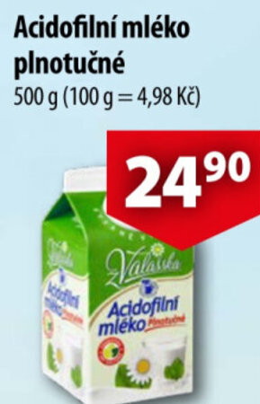 CBA Acidofilní mléko plnotučné nabídka