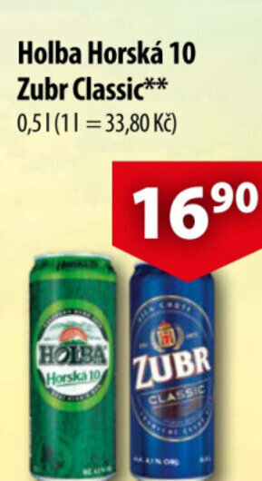 Holba Horská 10 Zubr Classic