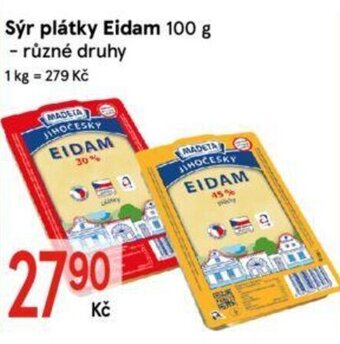 Žabka Sýr plátky Eidam 100 g nabídka