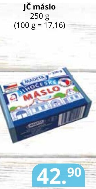 Potraviny CZ Jč máslo 250 g nabídka