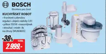 Planeo Elektro Bosch Kuchznský Robot MUM4655 nabídka