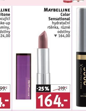 Rossmann Maybelline rtěnka nabídka