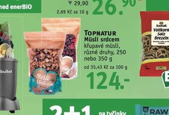 Rossmann Topnatur müsli srdcem nabídka