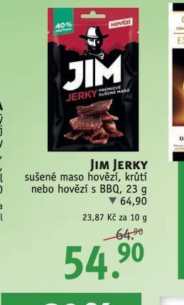 Rossmann Jim jerky sušené hovězí maso nabídka