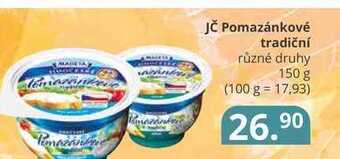 Potraviny CZ Jč pomazánkové tradiční různé druhy 150 g nabídka