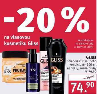 Rossmann Gliss šampon, 250 ml nabídka