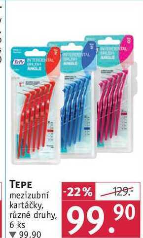 Rossmann Tepe mezizubní kartáčky, 6 ks nabídka