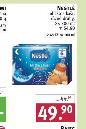 Rossmann Nestlé mlíčko s kaší nabídka
