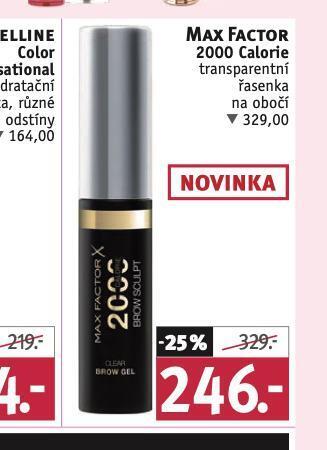 Rossmann Max factor řasenka nabídka