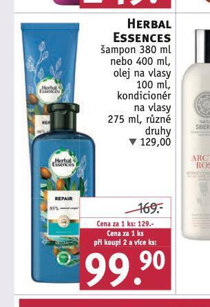 Rossmann Herbal essences šampon, olej, kondicioner nabídka