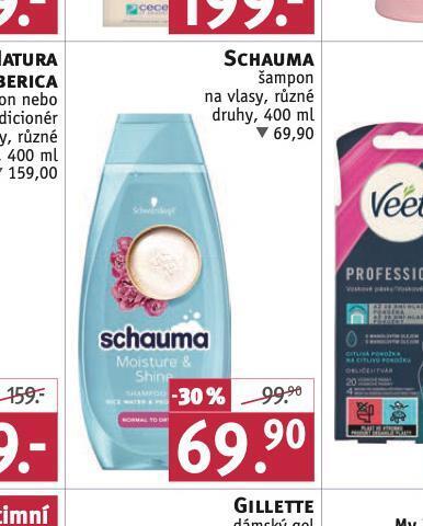 Rossmann Schauma šampon nabídka