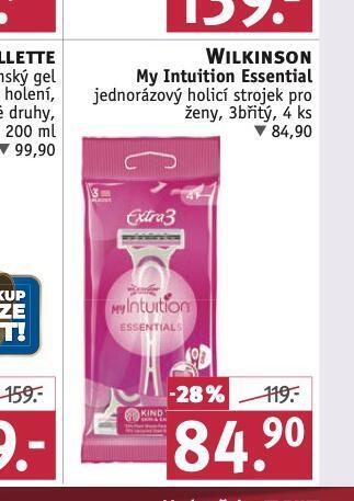 Rossmann Wilkinson jednorázový holicí strojek nabídka