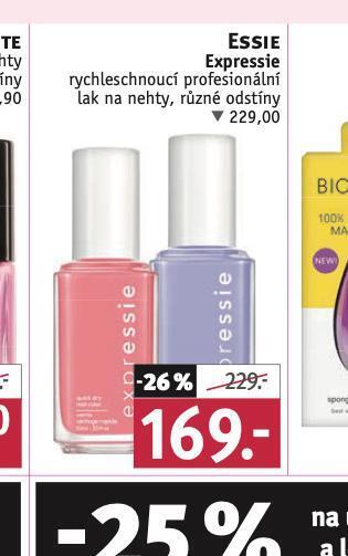 Rossmann Essie expressie lak na nehty nabídka