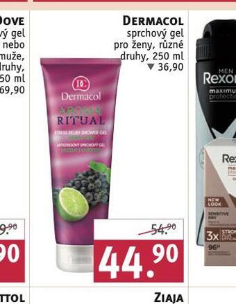 Rossmann Dermacol sprchový gel nabídka