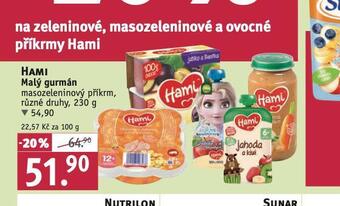 Rossmann Hami malý gurmán nabídka