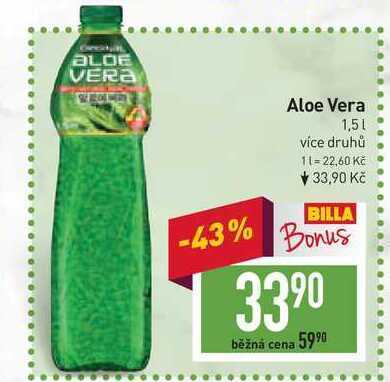 Billa Aloe vera 1,5l nabídka