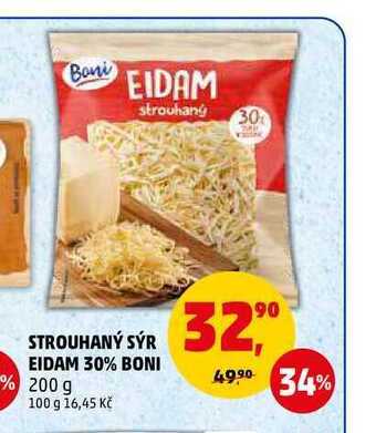 Penny Market Strouhaný sýr eidam 30% boni, 200 g nabídka