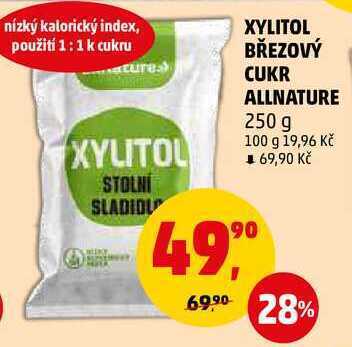 Penny Market Xylitol březový cukr allnature, 250 g nabídka