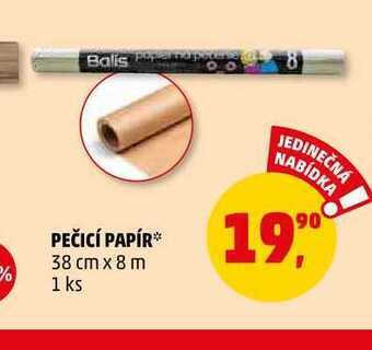 Penny Market Pečicí papír 38 cm x 8 m, 1 ks nabídka