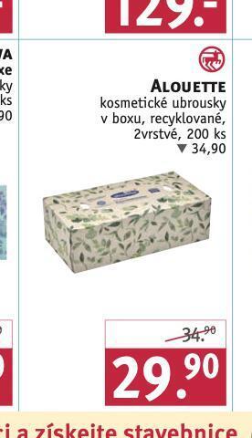 Rossmann Alouette kosmetické ubrousky nabídka