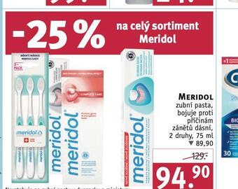 Rossmann Meridol zubní pasta nabídka