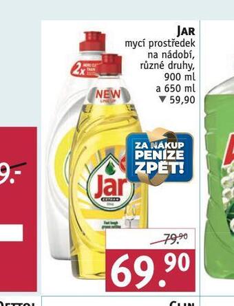 Rossmann Jar prostředek na nádobí nabídka