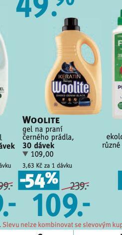 Rossmann Woolite gel na praní nabídka