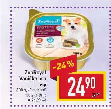 Billa Zooroyal vanička pro psy 300 g nabídka