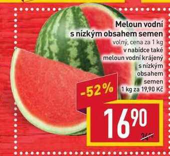 Billa Meloun vodní s nízkým obsahem semen volný, cena za 1 kg nabídka