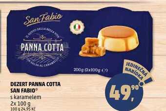 Penny Market Dezert panna cotta san fabio s karamelem, 2x 100 g nabídka
