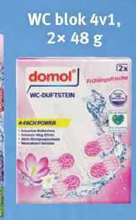 Rossmann Domol wc blok 4v1, 2x 48 g nabídka
