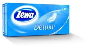 Rossmann Zewa deluxe papírové kapesníky 10×10 ks 3-vrstvé, vybrané druhy 100ks nabídka
