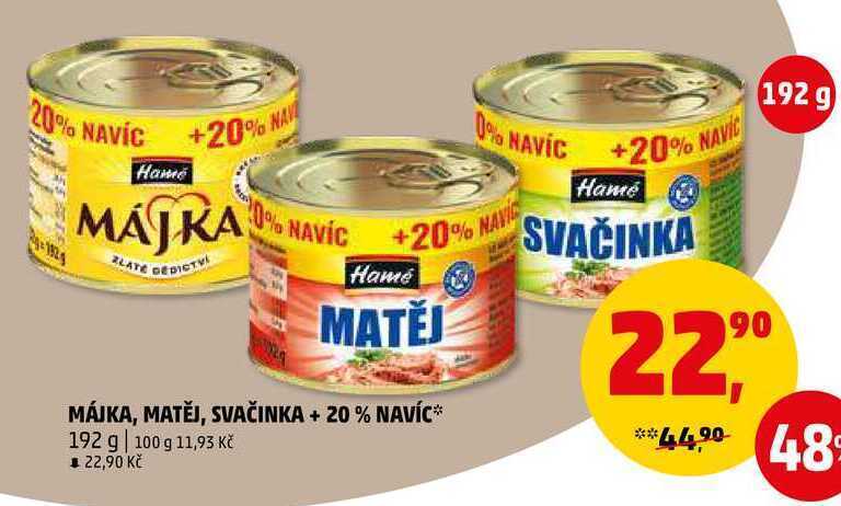 Penny Market Májka, 192 g nabídka