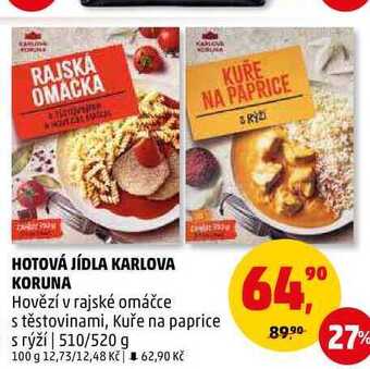 Penny Market Hotová jídla karlova koruna, 510 g nabídka