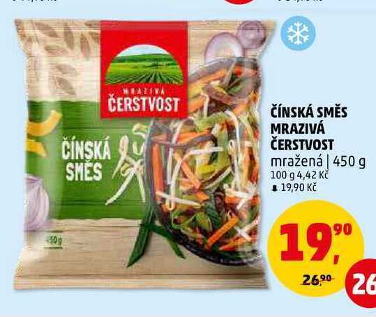 Penny Market Čínská směs mrazivá čerstvost, 450 g nabídka