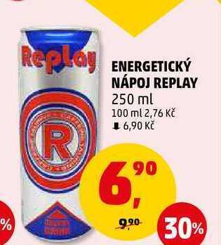Penny Market Energetický nápoj replay, 250 ml nabídka