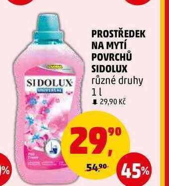 Penny Market Prostředek na mytí povrchů sidolux, 1 l nabídka