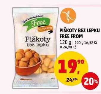 Penny Market Piškoty bez lepku free from, 120 g nabídka