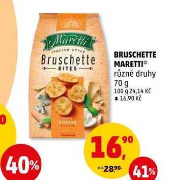 Penny Market Bruschette maretti, 70 g nabídka