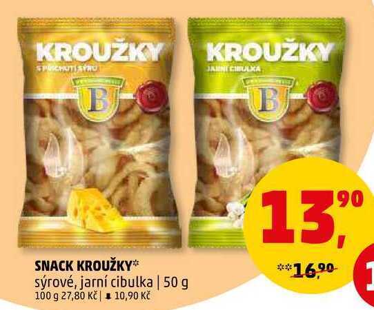 Penny Market Snack kroužky, 50 g nabídka
