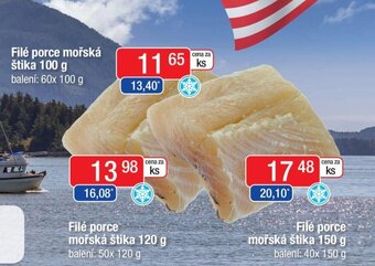 Filé porce mořská štika 100 g