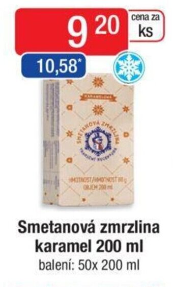 Qanto Smetanová zmrzlina karamel 200 ml nabídka