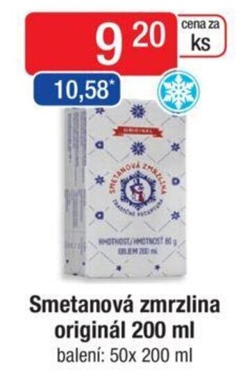 Qanto Smetanová zmrzlina originál 200 ml nabídka