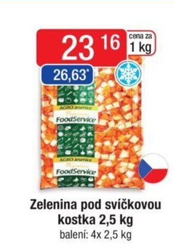 Qanto Zelenina pod svíčkovou kostka 2,5 kg nabídka