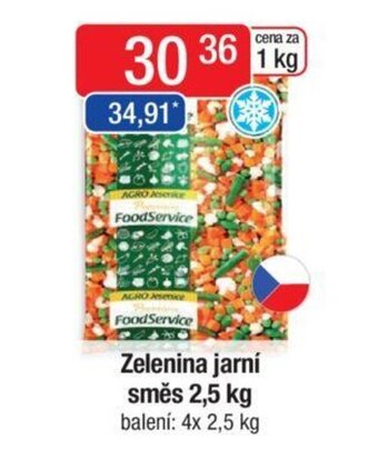 Qanto Zelenina jarní směs 2,5 kg nabídka