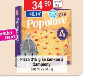 Qanto Pizza 315 g se šunkou a žampiony nabídka