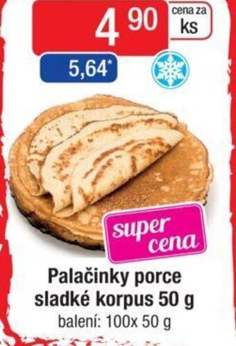 Qanto Palačinky porce sladké korpus 50 g nabídka