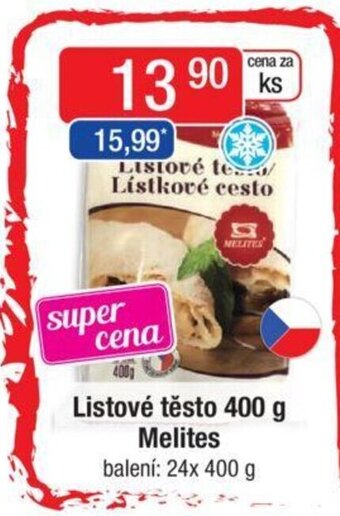 Qanto Listové těsto 400 g Melites nabídka